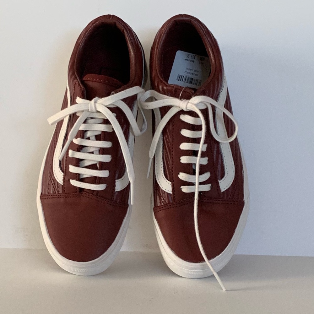 Vans Old Skool (Moto Leather)Madder Brown - Picture 3 of 6